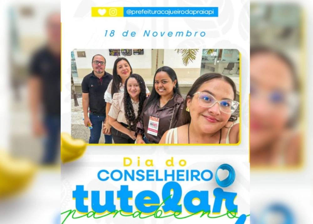 Prefeitura de Cajueiro da Praia homenageia conselheiros tutelares