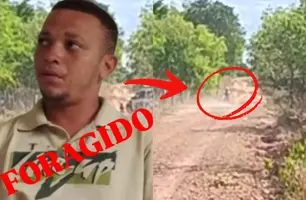 Procurado por homicídio e assalto foge pela segunda vez da polícia em Nazária (Foto: Repórter 12/Conecta Piauí)