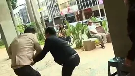 Produtor da TV Globo é agredido durante gravação de reportagem em Brasília (Foto: Reprodução)