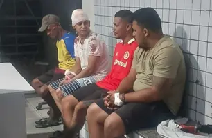 Quatro homens são presos após tentativa de roubo a policial dentro de bar em União (Foto: Divulgação/PMPI)