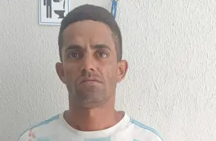 'Queijinho' é preso suspeito de furtar bateria de caminhão em Parnaíba (Foto: Divulgação/PMPI)