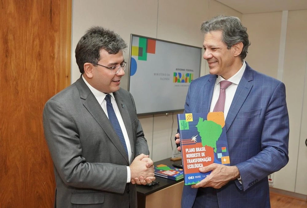 Rafael Fonteles apresenta plano ecológico do Nordeste ao ministro Haddad