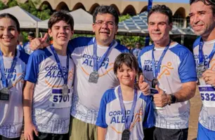 Rafael Fonteles prestigia 1ª edição da Corrida da Assembleia Legislativa do Piauí (Foto: Reprodução)