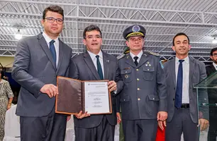 Rafael Fonteles promove 347 policiais; são mais de 4 mil promoções na PM em 3 anos (Foto: Gabriel Paulino)