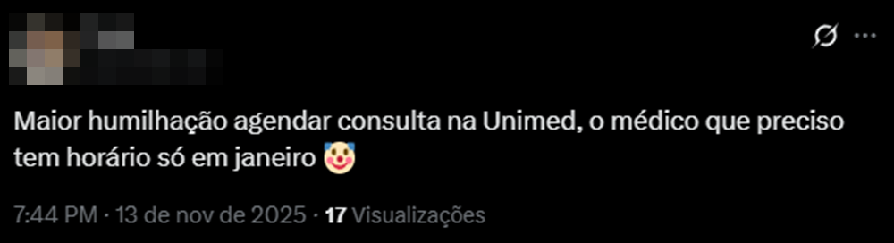 Reclamações constantes