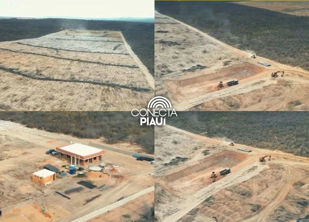 Reduzindo impacto ambiental, obras de aterro sanitário seguem em Bom jesus