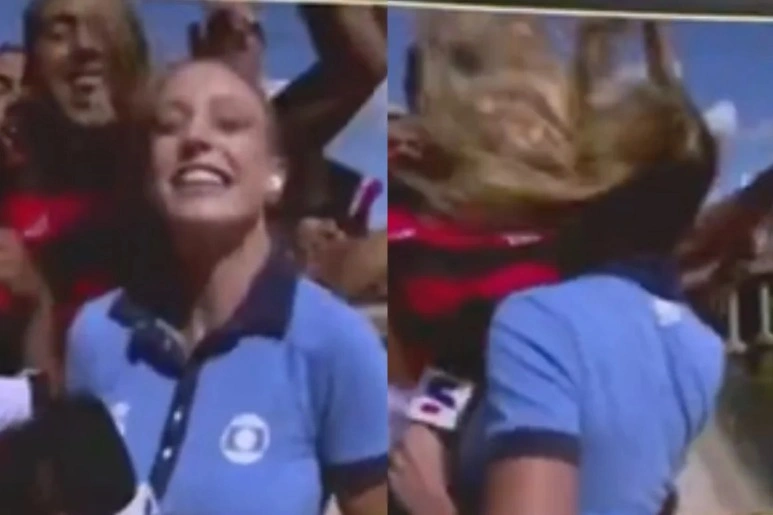 Repórter da TV Globo denuncia agressão de torcedores do Flamengo