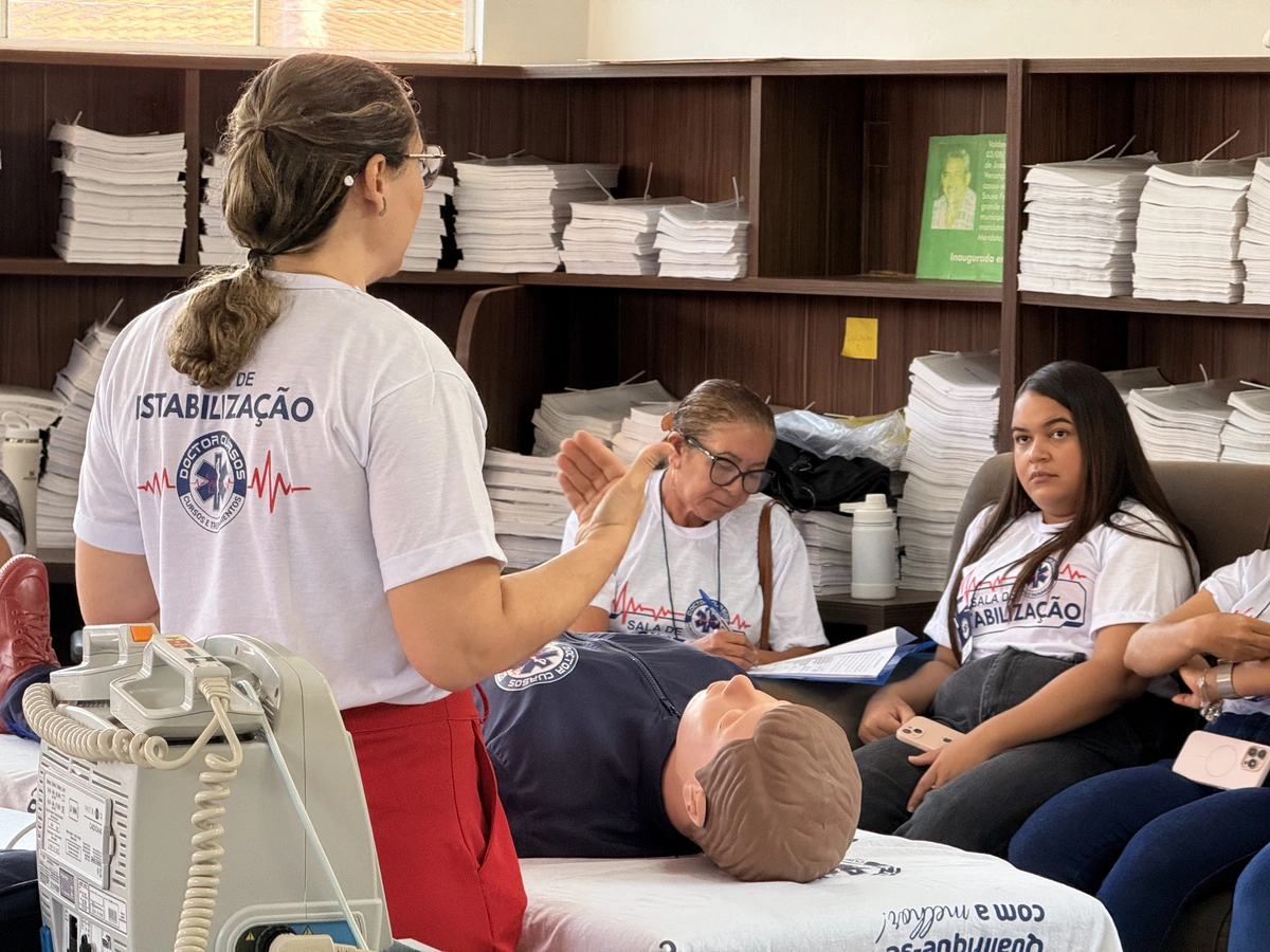 Ribeiro Gonçalves capacita equipe para futura Sala de Estabilização