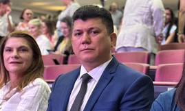 Rubens Vieira participa do lançamento da Carteira Nacional Docente do Brasil (Foto: Reprodução)