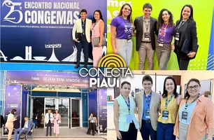 Secretários de Caxingó participam de encontro nacional do CONGEMAS em Brasília (Foto: Reprodução)