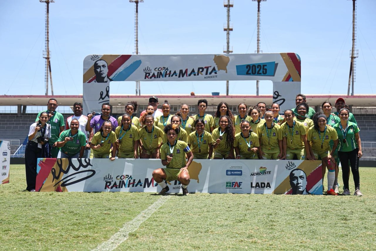Seleção do Piauí conquista o bronze na Copa Rainha Marta Nordeste 2025