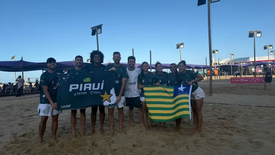 Seleção do Piauí de beach tennis (Foto: Divulgação/Ascom)