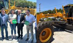 Senador Marcelo Castro entrega motoniveladoras a Luzilândia e Uruçuí