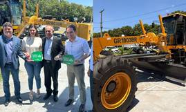 Senador Marcelo Castro entrega motoniveladoras a Luzilândia e Uruçuí (Foto: Reprodução)