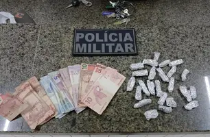 Serviço de Inteligência da PM apreende drogas e conduz cinco suspeitos em Parnaíba (Foto: Reprodução)