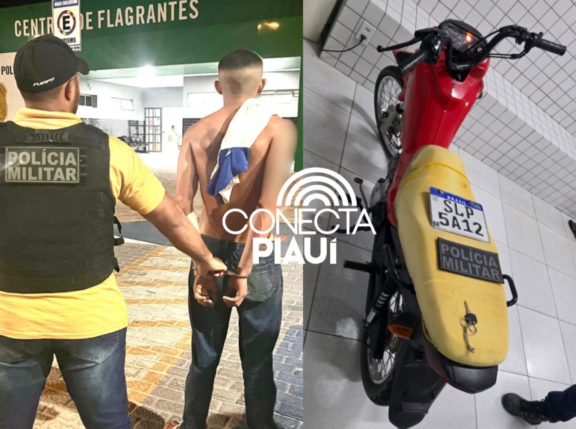 Serviço de Inteligência da Polícia Militar do Piauí recupera motocicleta roubada