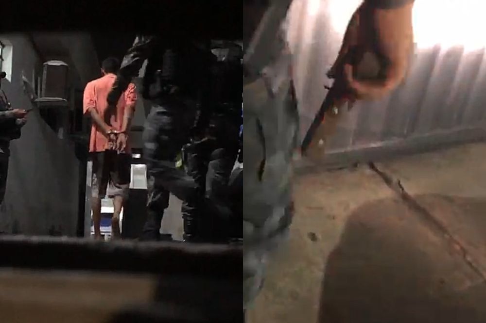 Suspeito de assaltos é preso com simulacro de arma no bairro Pedra Mole