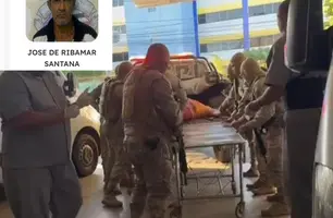 Suspeito de ataques a bancos é baleado em confronto com o BEPI em Teresina (Foto: Reprodução)