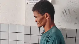Suspeito de matar homem a pedrada é preso pela Força Tática em Teresina (Foto: Reprodução)