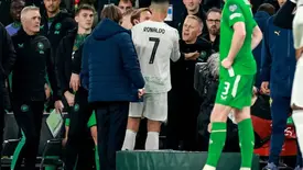 Técnico da Irlanda ironiza Cristiano Ronaldo após expulsão nas Eliminatórias (Foto: Reprodução/ČTK / imago sportfotodienst / ©INPHO/Morgan Treacy)