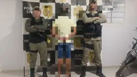 Técnico de informática é preso suspeito de fraude bancária contra idoso no Piauí (Foto: Divulgação/PMPI)