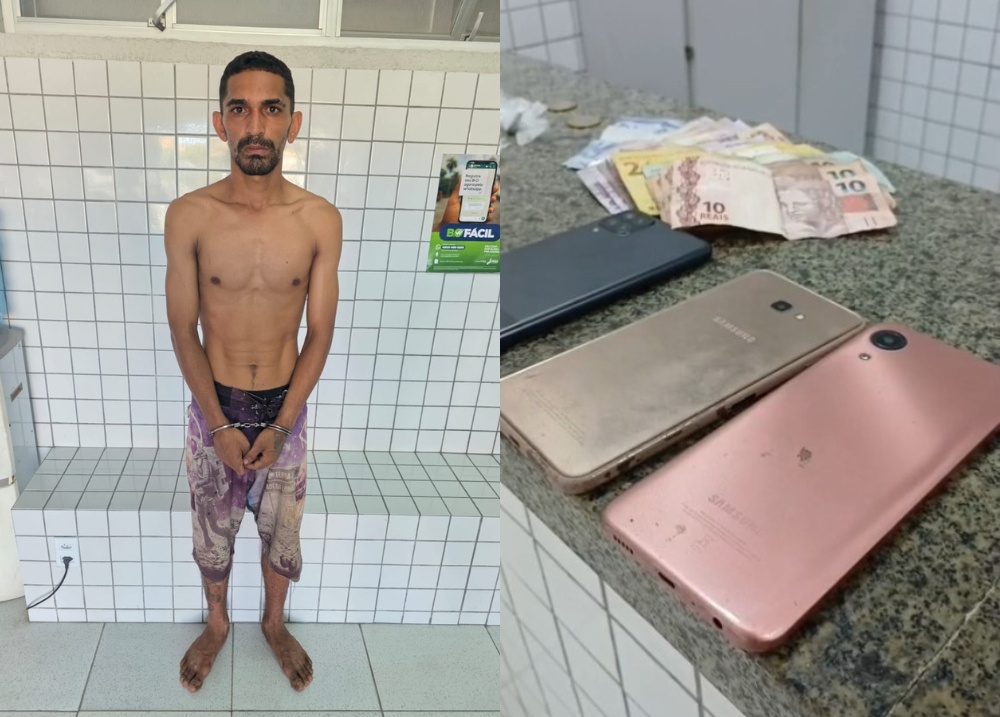 'Tecnológico do CV' é preso em ponto de venda de drogas em Parnaíba