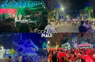 Teresina abre o 'Natal de Sonho & Luz' com shows de Raíza & Cris e Zeca Baleiro (Foto: Conecta Piauí)