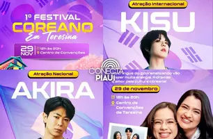 Teresina recebe o 1º Festival Coreano com atrações nacionais e internacionais (Foto: Reprodução)