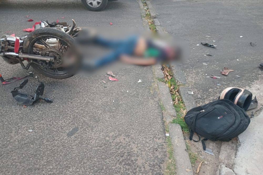 Testemunhas dizem que carro passou por cima do corpo de homem após colisão em THE