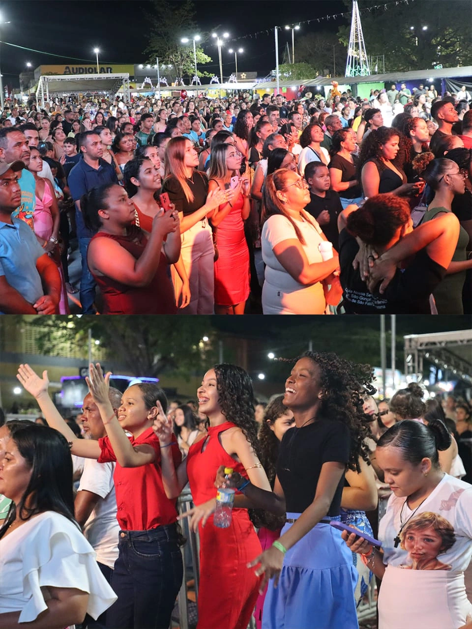 Thiago Brado emociona público durante o Festeja Parnarama nos festejos da cidade