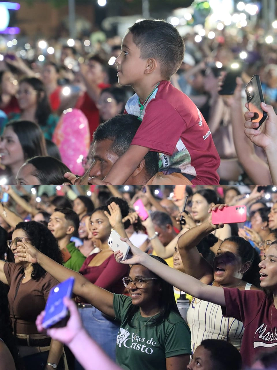 Thiago Brado emociona público durante o Festeja Parnarama nos festejos da cidade