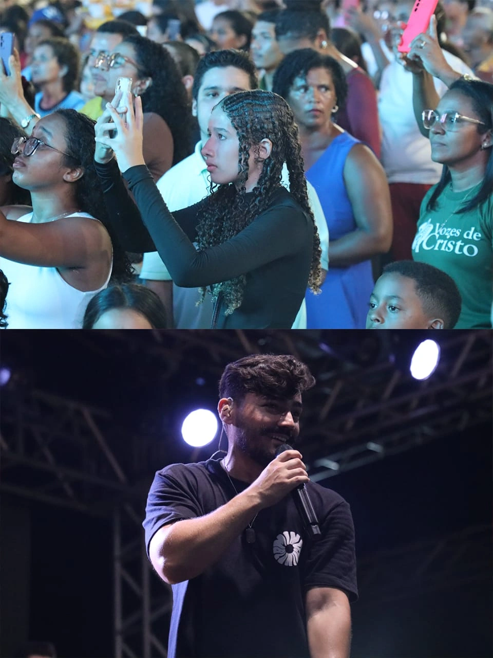 Thiago Brado emociona público durante o Festeja Parnarama nos festejos da cidade