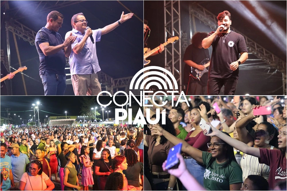 Thiago Brado emociona público durante o Festeja Parnarama nos festejos da cidade