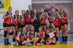 Top Vôlei é o atual campeão do Campeonato Piauiense de Vôlei, na categoria feminina (Foto: Divulgação/ Top Volêi)