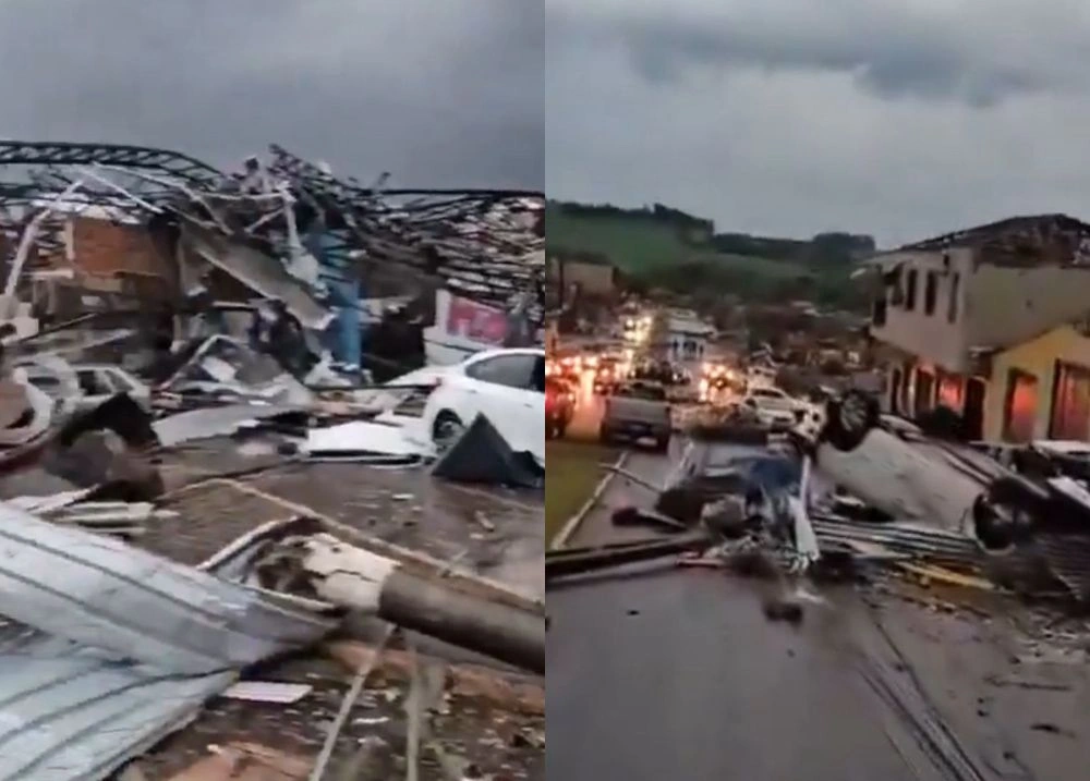 Tornado deixa cinco mortos e mais de 400 feridos no Paraná
