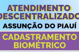 TRE-PI realiza atendimento biométrico em Assunção do Piauí nesta terça-feira (04) (Foto: Reprodução)