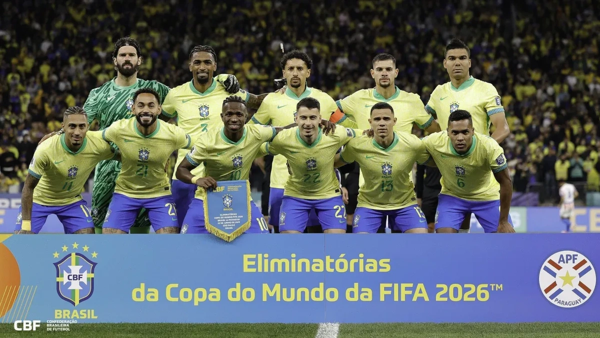Única equipe a participar de todos os Mundiais, Seleção Brasileira terminou as Eliminatórias Sul-Americanas na quinta colocação e garantiu vaga para a Copa de 2026