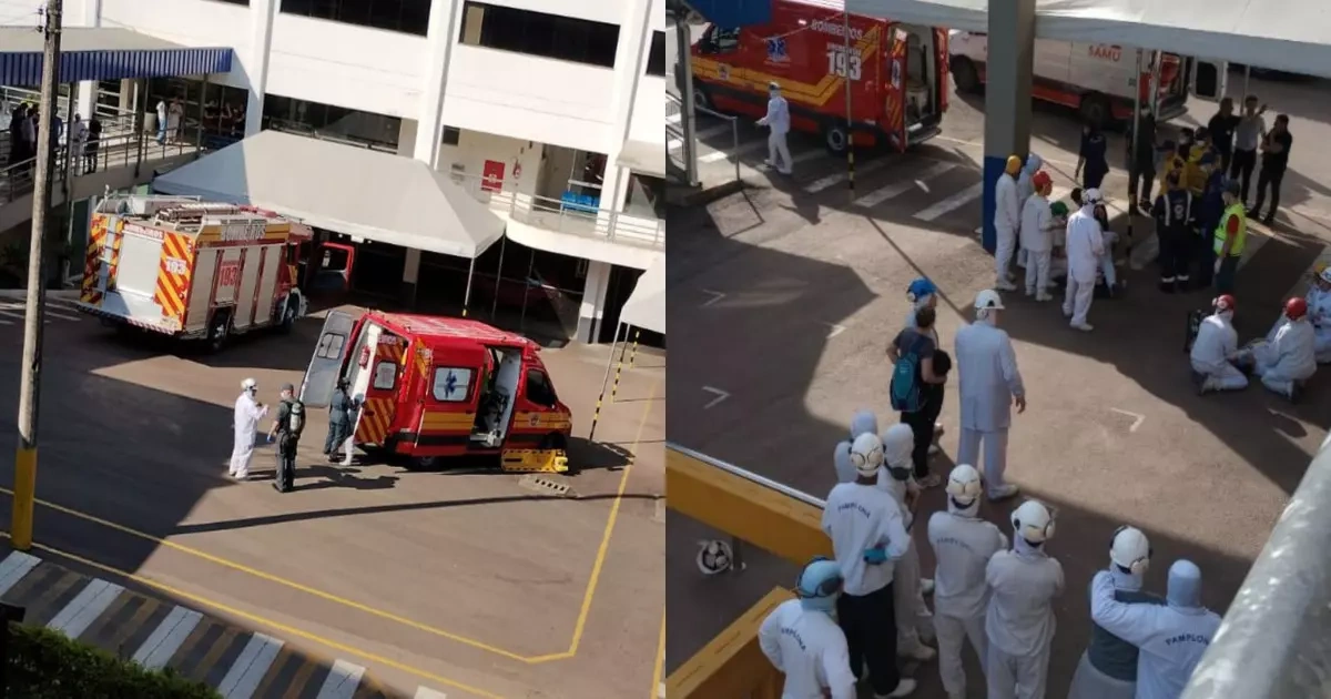 Vazamento de gás amônia força evacuação de frigorífico às margens da BR-470