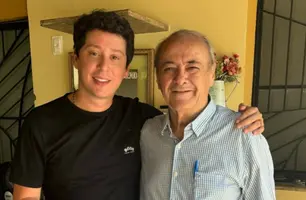 Victor Linhares e Sílvio Mendes (Foto: Reprodução)