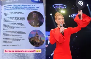 Virginia Fonseca arremata partida de pádel com Vini Jr. por R$ 350 mil (Foto: Reprodução)