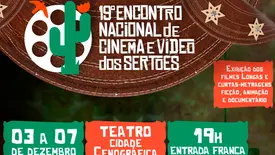 19º Encontro Nacional de Cinema e Vídeo dos Sertões começa em Floriano (Foto: Reprodução)