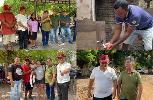 Abdoral Melo inaugura sistema de abastecimento de água em São João do Arraial (Foto: Reprodução)
