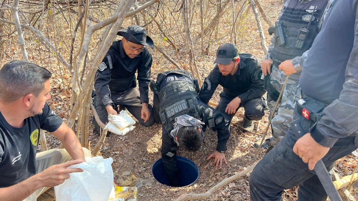 Ação integrada retira 300 Kg de cocaína de circulação no litoral do Piauí