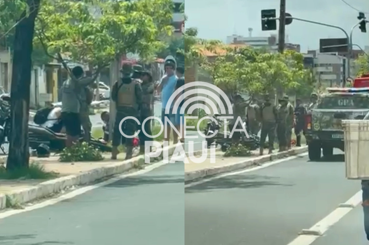 Acidente de moto em Teresina