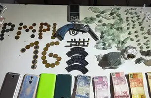 Adolescente de 15 anos é apreendido com drogas e arma em José de Freitas (Foto: Reprodução)