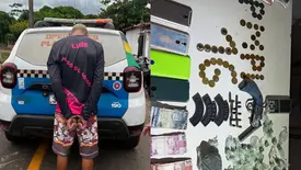 Adolescente é apreendido com arma e drogas durante ação da PM em José de Freitas (Foto: Divulgação/PMPI)