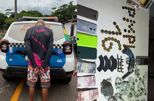 Adolescente é apreendido com arma e drogas durante ação da PM em José de Freitas (Foto: Divulgação/PMPI)