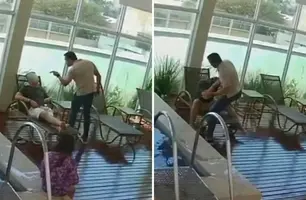 Advogado agride médico em área de lazer de condomínio em Goiânia (Foto: Reprodução)