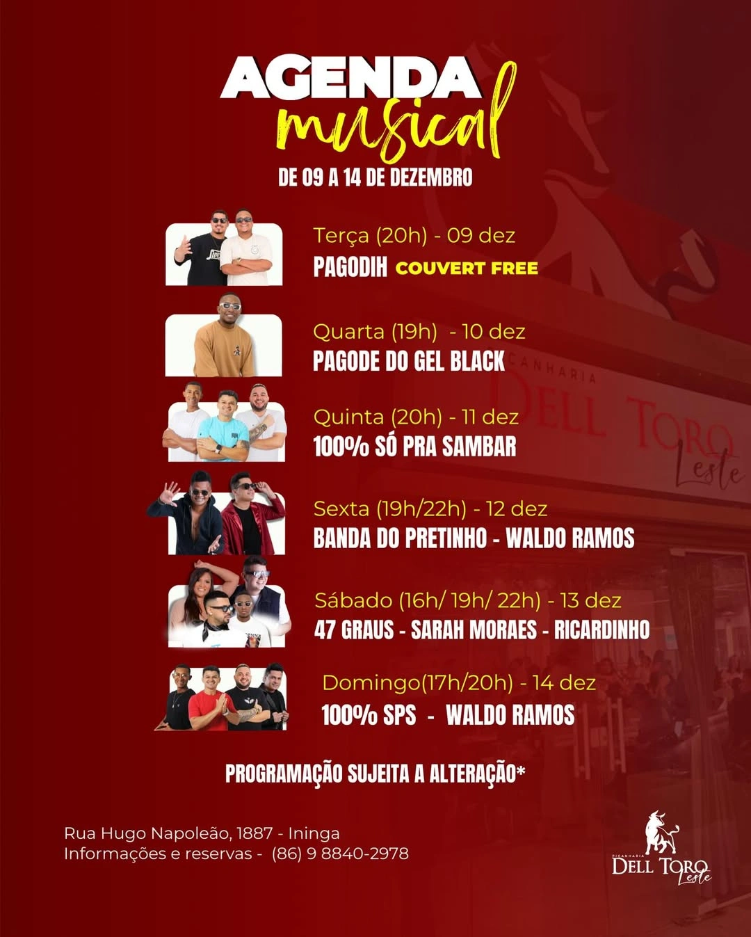 Agenda de eventos: confira o melhor da programação para curtir em Teresina