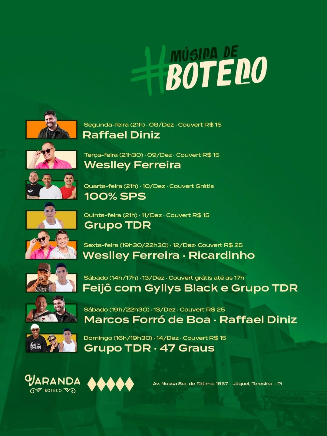 Agenda de eventos: confira o melhor da programação para curtir em Teresina